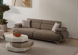 Atelier Del Sofa Bonjo Silver - Earth Sofá de 3 plazas